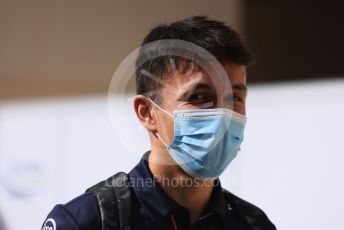 World © Octane Photographic Ltd. Formula 1 – Etihad F1 Grand Prix Abu Dhabi. Red Bull Racing Honda RB16B reserve driver – Alex Albon. Yas Marina Circuit, Abu Dhabi. Thursday 9th December 2021 Paddock.