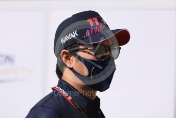 World © Octane Photographic Ltd. Formula 1 – Etihad F1 Grand Prix Abu Dhabi. Red Bull Racing Honda RB16B – Sergio Perez. Yas Marina Circuit, Abu Dhabi. Thursday 9th December 2021 Paddock.