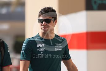 World © Octane Photographic Ltd. Formula 1 – Etihad F1 Grand Prix Abu Dhabi. Aston Martin Cognizant F1 Team AMR21– Lance Stroll. Yas Marina Circuit, Abu Dhabi. Thursday 9th December 2021 Paddock.