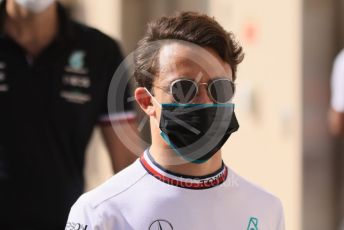 World © Octane Photographic Ltd. Formula 1 – Etihad F1 Grand Prix Abu Dhabi. Mercedes AMG Petronas F1 W12 reserve driver – Nick de Vries Yas Marina Circuit, Abu Dhabi. Thursday 9th December 2021 Paddock.