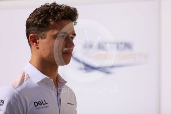 World © Octane Photographic Ltd. Formula 1 – Etihad F1 Grand Prix Abu Dhabi. McLaren F1 Team MCL35M – Lando Norris. Yas Marina Circuit, Abu Dhabi. Thursday 9th December 2021 Paddock.