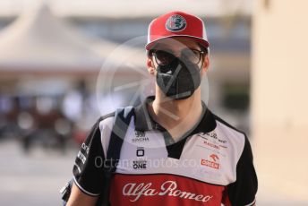 World © Octane Photographic Ltd. Formula 1 – Etihad F1 Grand Prix Abu Dhabi. Alfa Romeo Racing Orlen C41 – Antonio Giovinazzi. Yas Marina Circuit, Abu Dhabi. Thursday 9th December 2021 Paddock.