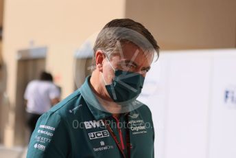World © Octane Photographic Ltd. Formula 1 – Etihad F1 Grand Prix Abu Dhabi. Andy Stevenson – Sporting Director at Aston Martin Cognizant F1 Team. Yas Marina Circuit, Abu Dhabi. Thursday 9th December 2021.