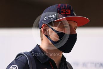 World © Octane Photographic Ltd. Formula 1 – Etihad F1 Grand Prix Abu Dhabi. Red Bull Racing Honda RB16B – Max Verstappen. Yas Marina Circuit, Abu Dhabi. Thursday 9th December 2021 Paddock.