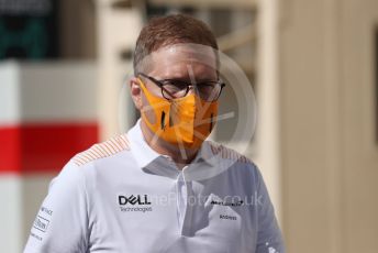 World © Octane Photographic Ltd. Formula 1 – Etihad F1 Grand Prix Abu Dhabi. Andreas Seidl – Team Principle of McLaren. Yas Marina Circuit, Abu Dhabi. Thursday 9th December 2021.