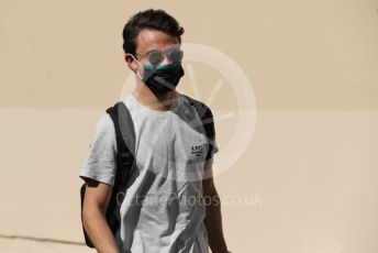World © Octane Photographic Ltd. Formula 1 – Etihad F1 Grand Prix Abu Dhabi. Mercedes AMG Petronas F1 W12 reserve driver – Nick de Vries Yas Marina Circuit, Abu Dhabi. Thursday 9th December 2021 Paddock.