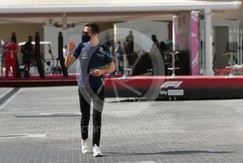 World © Octane Photographic Ltd. Formula 1 – Etihad F1 Grand Prix Abu Dhabi. Williams Racing FW43B – Nicholas Latifi. Yas Marina Circuit, Abu Dhabi. Thursday 9th December 2021 Paddock.