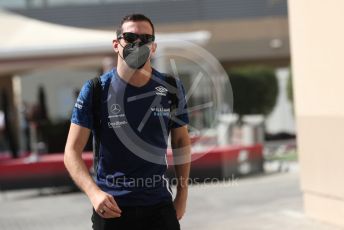 World © Octane Photographic Ltd. Formula 1 – Etihad F1 Grand Prix Abu Dhabi. Williams Racing FW43B – Nicholas Latifi. Yas Marina Circuit, Abu Dhabi. Thursday 9th December 2021 Paddock.