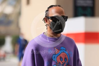 World © Octane Photographic Ltd. Formula 1 – Etihad F1 Grand Prix Abu Dhabi. Mercedes AMG Petronas F1 Team F1 W12 - Lewis Hamilton. Yas Marina Circuit, Abu Dhabi. Thursday 9th December 2021 Paddock.