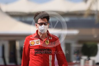 World © Octane Photographic Ltd. Formula 1 – Etihad F1 Grand Prix Abu Dhabi. Mattia Binotto – Team Principal of Scuderia Ferrari Mission Winnow. Yas Marina Circuit, Abu Dhabi. Thursday 9th December 2021.