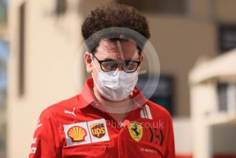 World © Octane Photographic Ltd. Formula 1 – Etihad F1 Grand Prix Abu Dhabi. Mattia Binotto – Team Principal of Scuderia Ferrari Mission Winnow. Yas Marina Circuit, Abu Dhabi. Thursday 9th December 2021.