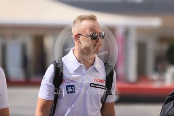 World © Octane Photographic Ltd. Formula 1 – Etihad F1 Grand Prix Abu Dhabi. Uralkali Haas F1 Team VF21 – Nikita Mazepin. Yas Marina Circuit, Abu Dhabi. Thursday 9th December 2021 Paddock.