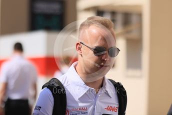World © Octane Photographic Ltd. Formula 1 – Etihad F1 Grand Prix Abu Dhabi. Uralkali Haas F1 Team VF21 – Nikita Mazepin. Yas Marina Circuit, Abu Dhabi. Thursday 9th December 2021 Paddock.