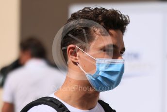 World © Octane Photographic Ltd. Formula 1 – Etihad F1 Grand Prix Abu Dhabi. McLaren F1 Team MCL35M – Lando Norris. Yas Marina Circuit, Abu Dhabi. Thursday 9th December 2021 Paddock.