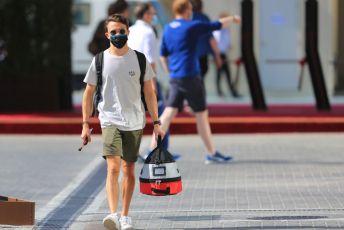 World © Octane Photographic Ltd. Formula 1 – Etihad F1 Grand Prix Abu Dhabi. Mercedes AMG Petronas F1 W12 reserve driver – Nick de Vries Yas Marina Circuit, Abu Dhabi. Thursday 9th December 2021 Paddock.