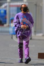 World © Octane Photographic Ltd. Formula 1 – Etihad F1 Grand Prix Abu Dhabi. Mercedes AMG Petronas F1 Team F1 W12 - Lewis Hamilton. Yas Marina Circuit, Abu Dhabi. Thursday 9th December 2021 Paddock.