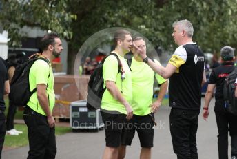 World © Octane Photographic Ltd. Formula 1 – F1 Australian Grand Prix breakdown. Renault DP World Formula 1 Team leaving. Melbourne, Australia. Friday 13th March 2020.