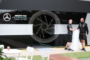 World © Octane Photographic Ltd. Formula 1 – F1 Australian Grand Prix breakdown. Mercedes AMG Petronas F1. Melbourne, Australia. Friday 13th March 2020.