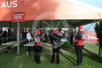 World © Octane Photographic Ltd. Formula 1 – F1 Australian Grand Prix breakdown. Fans denied entry. Melbourne, Australia. Friday 13th March 2020.