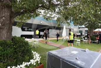 World © Octane Photographic Ltd. Formula 1 – F1 Australian Grand Prix breakdown. Mercedes AMG Petronas F1. Melbourne, Australia. Friday 13th March 2020.