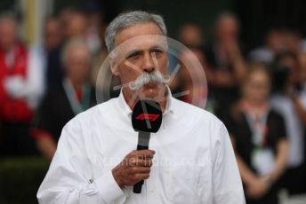 World © Octane Photographic Ltd. Formula 1 - Hungarian GP – Friday FIA Special Press Conference. Melbourne, Australia. Chase Carey - Chief Executive Officer of the Formula One Group. Friday 13th March 2020.