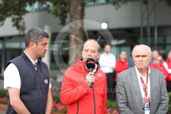 World © Octane Photographic Ltd. Formula 1 - Hungarian GP – Friday FIA Special Press Conference. Melbourne, Australia. Michael Masi – FIA Race Director and Safety Delegate, Andrew Westacott - Australian Grand Prix Corporation CEO and Paul Little - Australian Grand Prix Corporation Chairman. Friday 13th March 2020.