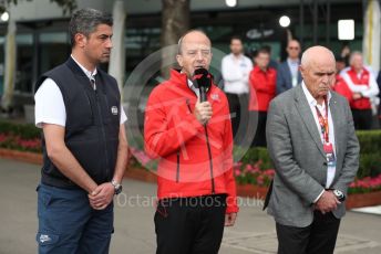 World © Octane Photographic Ltd. Formula 1 - Hungarian GP – Friday FIA Special Press Conference. Melbourne, Australia. Michael Masi – FIA Race Director and Safety Delegate, Andrew Westacott - Australian Grand Prix Corporation CEO and Paul Little - Australian Grand Prix Corporation Chairman. Friday 13th March 2020.