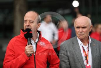 World © Octane Photographic Ltd. Formula 1 - Hungarian GP – Friday FIA Special Press Conference. Melbourne, Australia. Andrew Westacott - Australian Grand Prix Corporation CEO and Paul Little - Australian Grand Prix Corporation Chairman. Friday 13th March 2020.