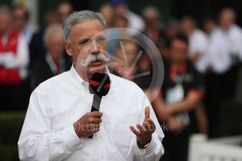 World © Octane Photographic Ltd. Formula 1 - Hungarian GP – Friday FIA Special Press Conference. Melbourne, Australia. Chase Carey - Chief Executive Officer of the Formula One Group. Friday 13th March 2020.