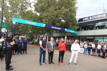World © Octane Photographic Ltd. Formula 1 - Hungarian GP – Friday FIA Special Press Conference. Melbourne, Australia. Michael Masi – FIA Race Director and Safety Delegate, Andrew Westacott - Australian Grand Prix Corporation CEO. , Paul Little - Australian Grand Prix Corporation Chairman and Chase Carey - Chief Executive Officer of the Formula One Group. Friday 13th March 2020.