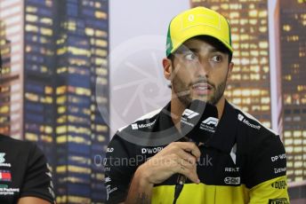 World © Octane Photographic Ltd. Formula 1 – F1 Australian Grand Prix - FIA drivers’ press conference. Renault DP World F1 Team RS20 – Daniel Ricciardo. Melbourne, Australia. Thursday 12th March 2020.