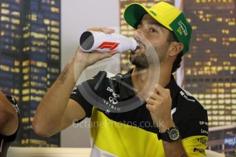 World © Octane Photographic Ltd. Formula 1 – F1 Australian Grand Prix - FIA drivers’ press conference. Renault DP World F1 Team RS20 – Daniel Ricciardo. Melbourne, Australia. Thursday 12th March 2020.