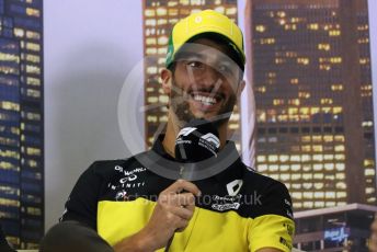World © Octane Photographic Ltd. Formula 1 – F1 Australian Grand Prix - FIA drivers’ press conference. Renault DP World F1 Team RS20 – Daniel Ricciardo. Melbourne, Australia. Thursday 12th March 2020.