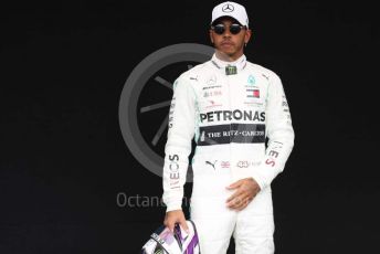 World © Octane Photographic Ltd. Formula 1 – F1 Australian Grand Prix - FIA photocall. Mercedes AMG Petronas F1 W11 EQ Performance - Lewis Hamilton. Melbourne, Australia. Thursday 12th March 2020.