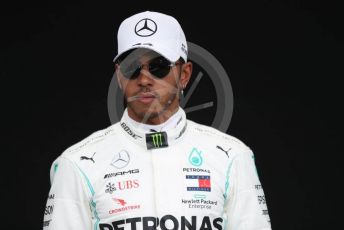 World © Octane Photographic Ltd. Formula 1 – F1 Australian Grand Prix - FIA photocall. Mercedes AMG Petronas F1 W11 EQ Performance - Lewis Hamilton. Melbourne, Australia. Thursday 12th March 2020.