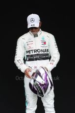 World © Octane Photographic Ltd. Formula 1 – F1 Australian Grand Prix - FIA photocall. Mercedes AMG Petronas F1 W11 EQ Performance - Lewis Hamilton. Melbourne, Australia. Thursday 12th March 2020.