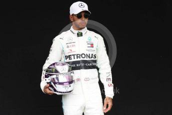 World © Octane Photographic Ltd. Formula 1 – F1 Australian Grand Prix - FIA photocall. Mercedes AMG Petronas F1 W11 EQ Performance - Lewis Hamilton. Melbourne, Australia. Thursday 12th March 2020.