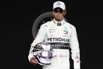 World © Octane Photographic Ltd. Formula 1 – F1 Australian Grand Prix - FIA photocall. Mercedes AMG Petronas F1 W11 EQ Performance - Lewis Hamilton. Melbourne, Australia. Thursday 12th March 2020.