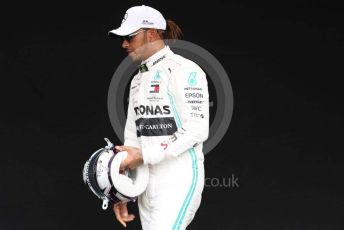 World © Octane Photographic Ltd. Formula 1 – F1 Australian Grand Prix - FIA photocall. Mercedes AMG Petronas F1 W11 EQ Performance - Lewis Hamilton. Melbourne, Australia. Thursday 12th March 2020.