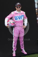 World © Octane Photographic Ltd. Formula 1 – F1 Australian Grand Prix - FIA photocall. BWT Racing Point F1 Team RP20 - Sergio Perez. Melbourne, Australia. Thursday 12th March 2020.