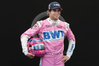 World © Octane Photographic Ltd. Formula 1 – F1 Australian Grand Prix - FIA photocall. BWT Racing Point F1 Team RP20 – Lance Stroll. Melbourne, Australia. Thursday 12th March 2020.