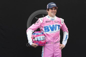 World © Octane Photographic Ltd. Formula 1 – F1 Australian Grand Prix - FIA photocall. BWT Racing Point F1 Team RP20 – Lance Stroll. Melbourne, Australia. Thursday 12th March 2020.