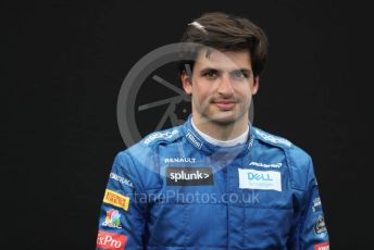 World © Octane Photographic Ltd. Formula 1 – F1 Australian Grand Prix - FIA photocall. McLaren MCL35 – Carlos Sainz. Melbourne, Australia. Thursday 12th March 2020.