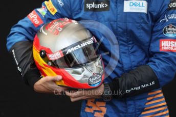 World © Octane Photographic Ltd. Formula 1 – F1 Australian Grand Prix - FIA photocall. McLaren MCL35 – Carlos Sainz. Melbourne, Australia. Thursday 12th March 2020.