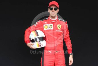 World © Octane Photographic Ltd. Formula 1 – F1 Australian Grand Prix - FIA photocall. Scuderia Ferrari SF1000 – Sebastian Vettel. Melbourne, Australia. Thursday 12th March 2020.