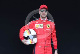 World © Octane Photographic Ltd. Formula 1 – F1 Australian Grand Prix - FIA photocall. Scuderia Ferrari SF1000 – Sebastian Vettel. Melbourne, Australia. Thursday 12th March 2020.