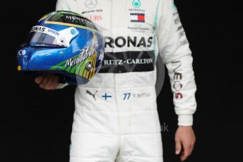 World © Octane Photographic Ltd. Formula 1 – F1 Australian Grand Prix - FIA photocall. Mercedes AMG Petronas F1 W11 EQ Performance - Valtteri Bottas. Melbourne, Australia. Thursday 12th March 2020.