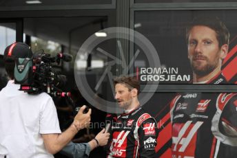 World © Octane Photographic Ltd. Formula 1 – F1 Australian Grand Prix - Setup and arrivals. Haas F1 Team VF20 – Romain Grosjean. Melbourne, Australia. Thursday 12th March 2020.