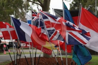 World © Octane Photographic Ltd. Formula 1 – F1 Australian Grand Prix – Flags on the Melbourne walk. Melbourne, Australia. Thursday 12th March 2020.