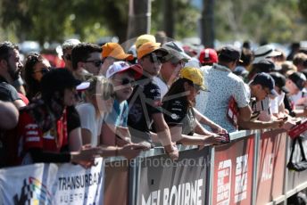 World © Octane Photographic Ltd. Formula 1 – F1 Australian Grand Prix – Fans at the Melbourne walk. Melbourne, Australia. Thursday 12th March 2020.